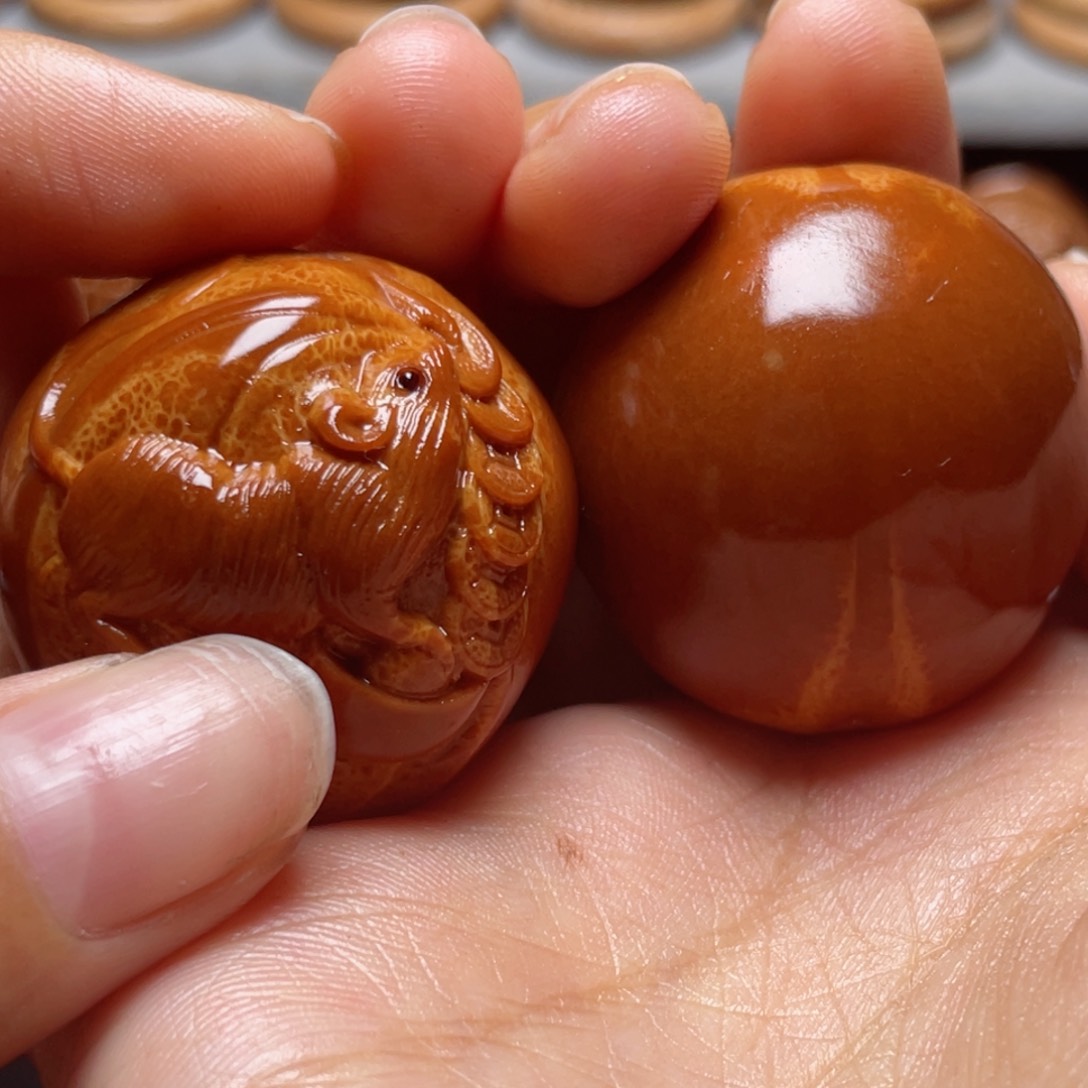 吊坠橄榄核代代鼠钱手球3.5