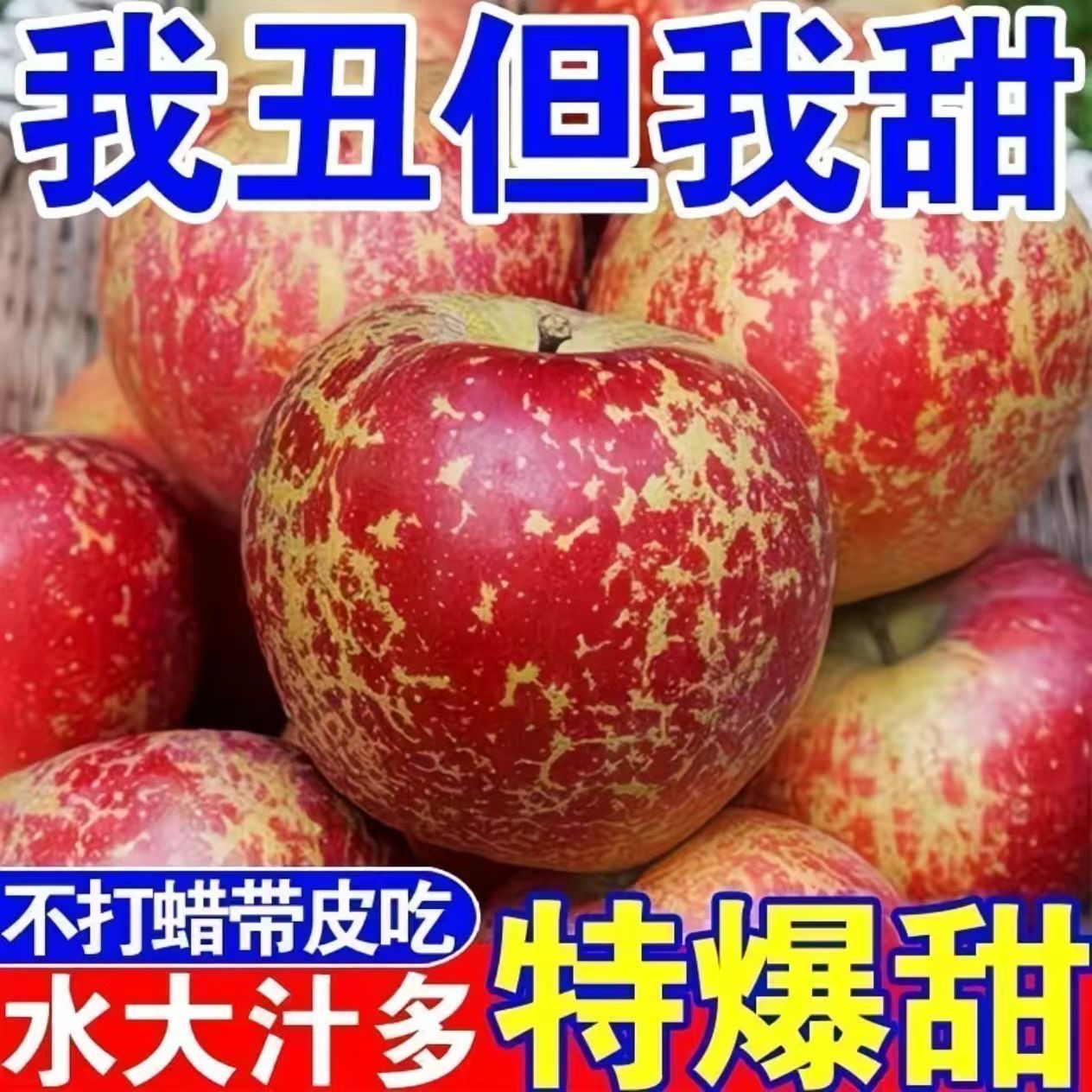 【特价便宜了】正宗昭通苹果冰糖心丑苹果当季新鲜水果脆甜多汁现摘