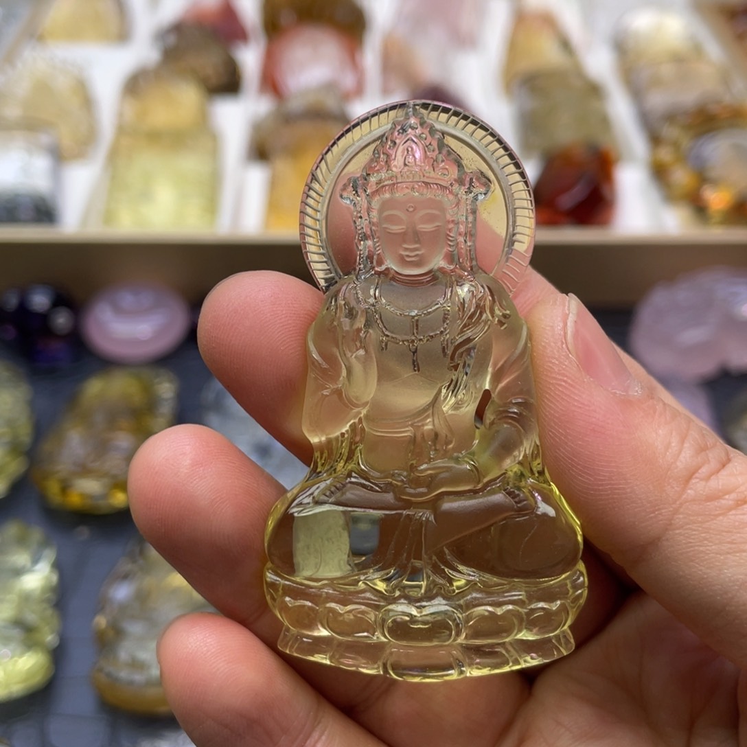 水晶颈饰未镶嵌定制