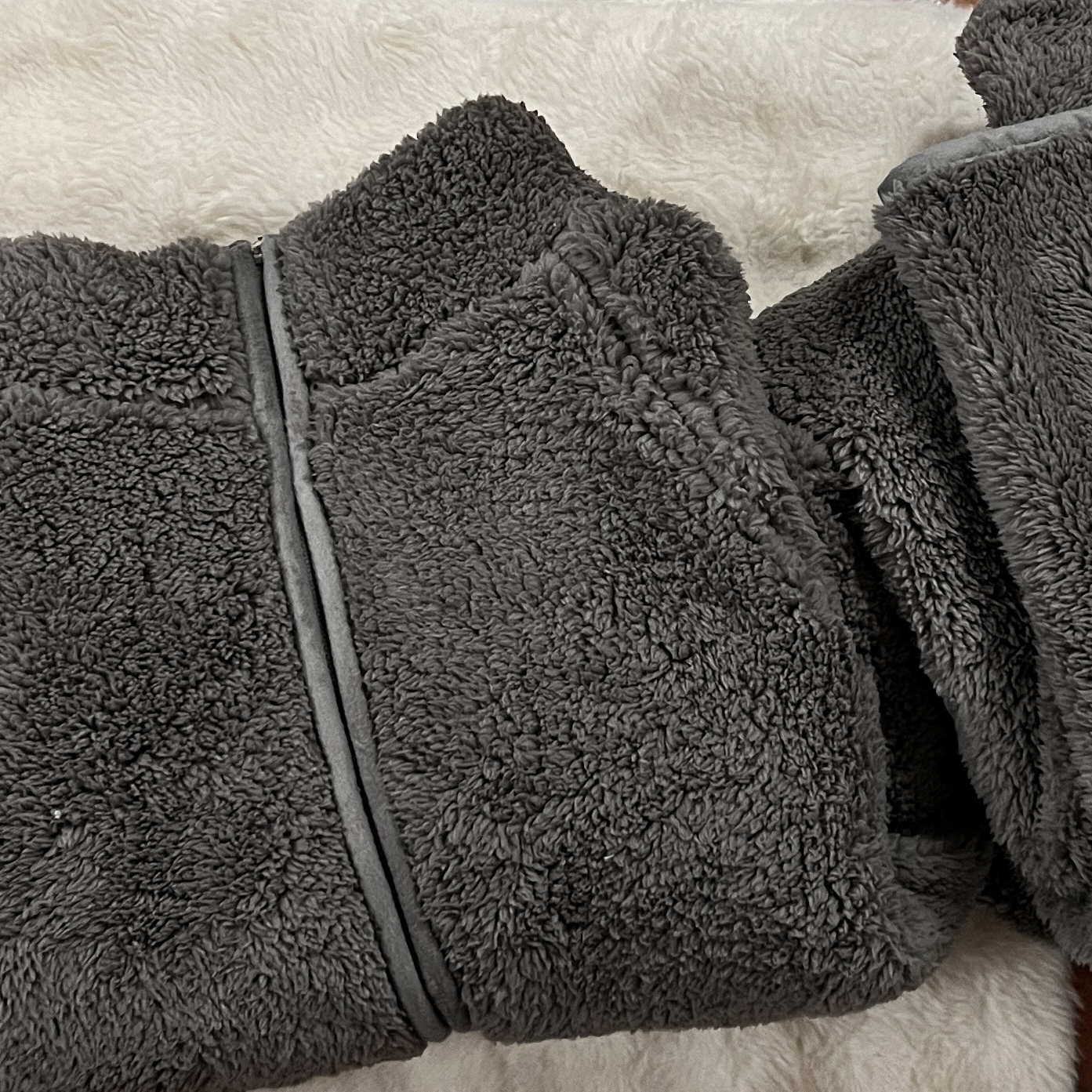 151#珊瑚绒睡衣秋冬男冬季加绒加厚开衫拉链炭灰色家居服套装