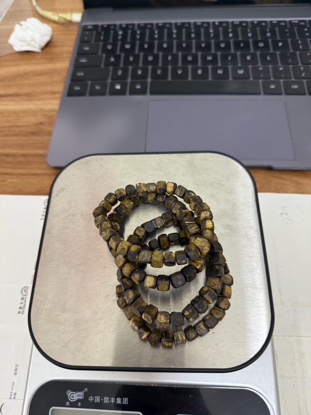 奇楠沉香【方糖珠单圈手串】多样性发货1串