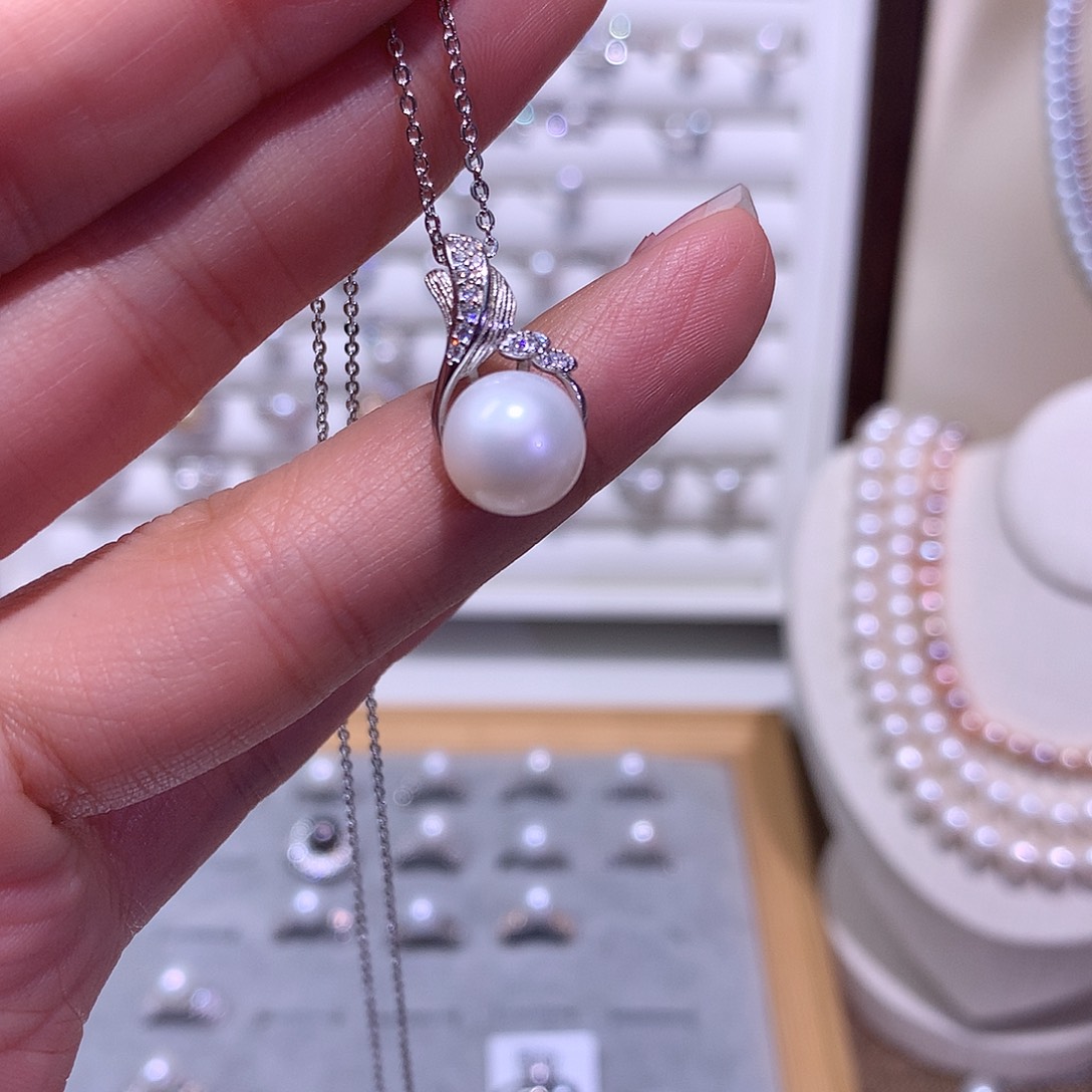 淡水珍珠8359银S925镶嵌