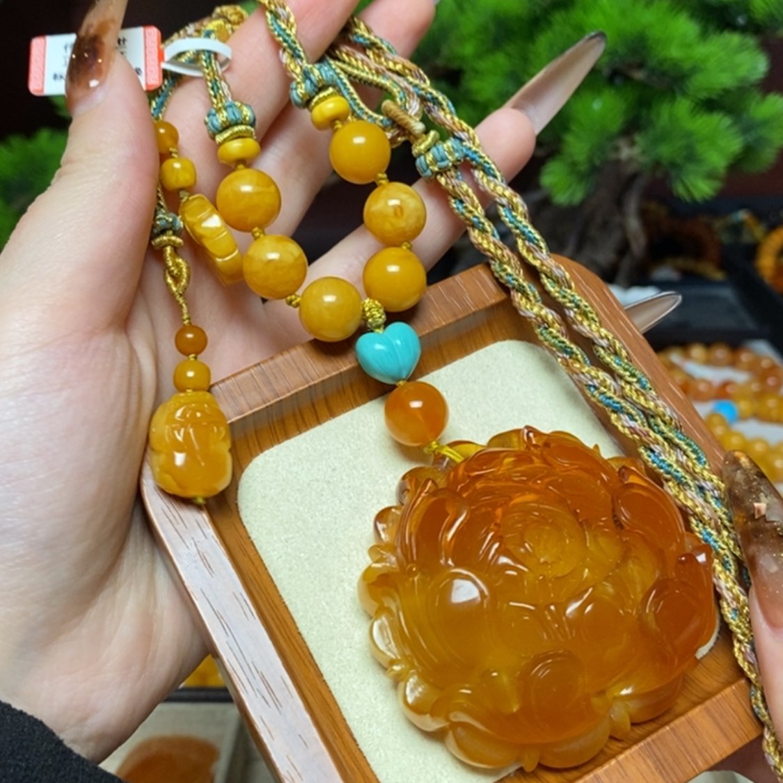 【闪购商品】蜜蜡颈饰未镶嵌项链