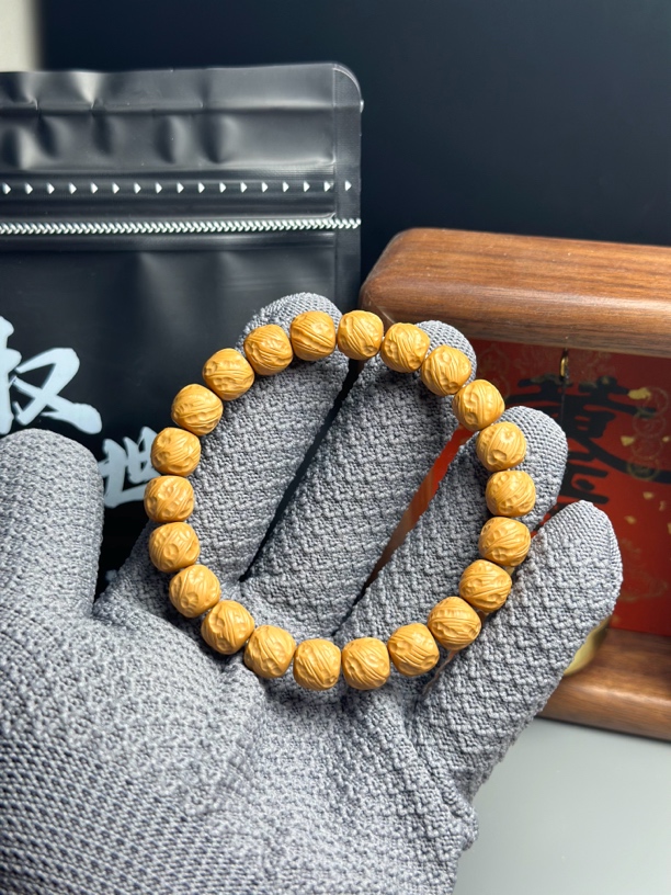 『权世·观山』全品无瑕纯手工雕刻款原生态精工猴头手串文玩