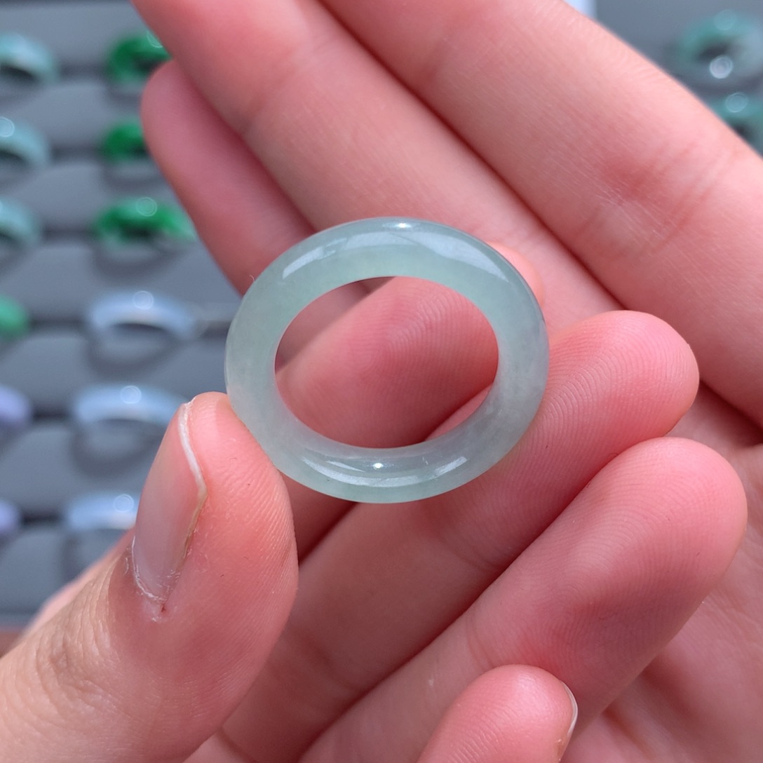 翡翠戒指未镶嵌天然1516