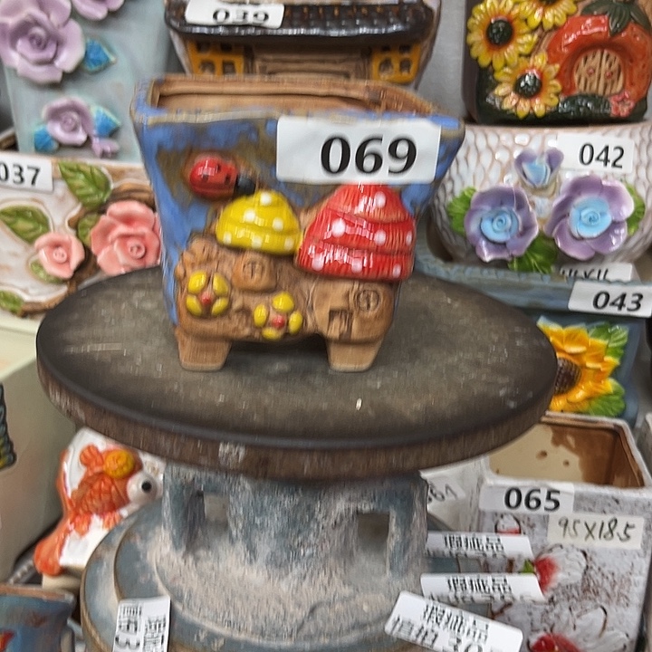 粗陶材质多肉花盆