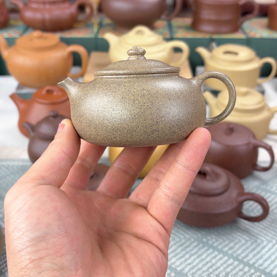 紫砂茶壶嘎*寒江 段泥 145cc