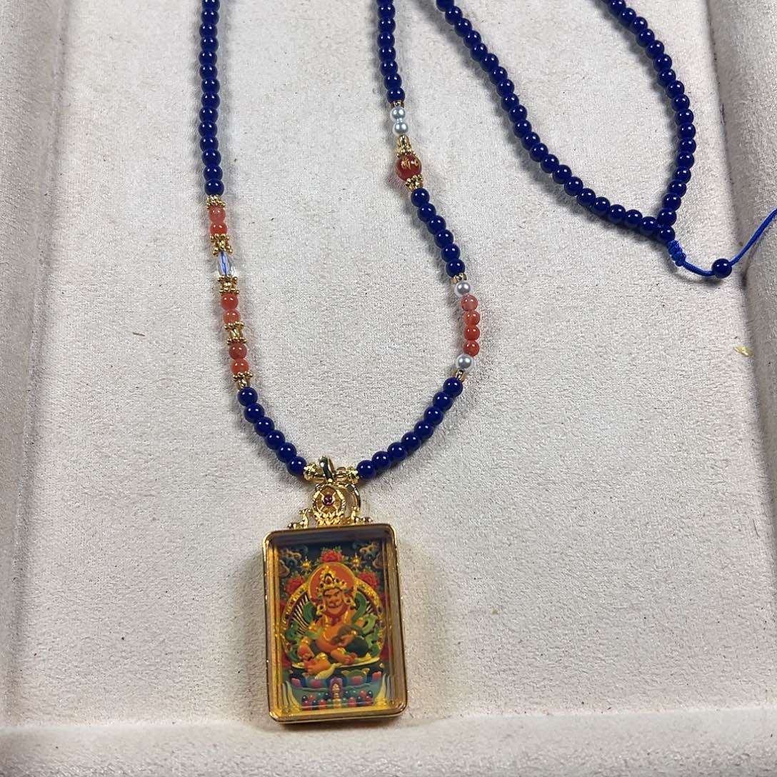 笑***齿吊坠前世今生和绿度母2✖️3