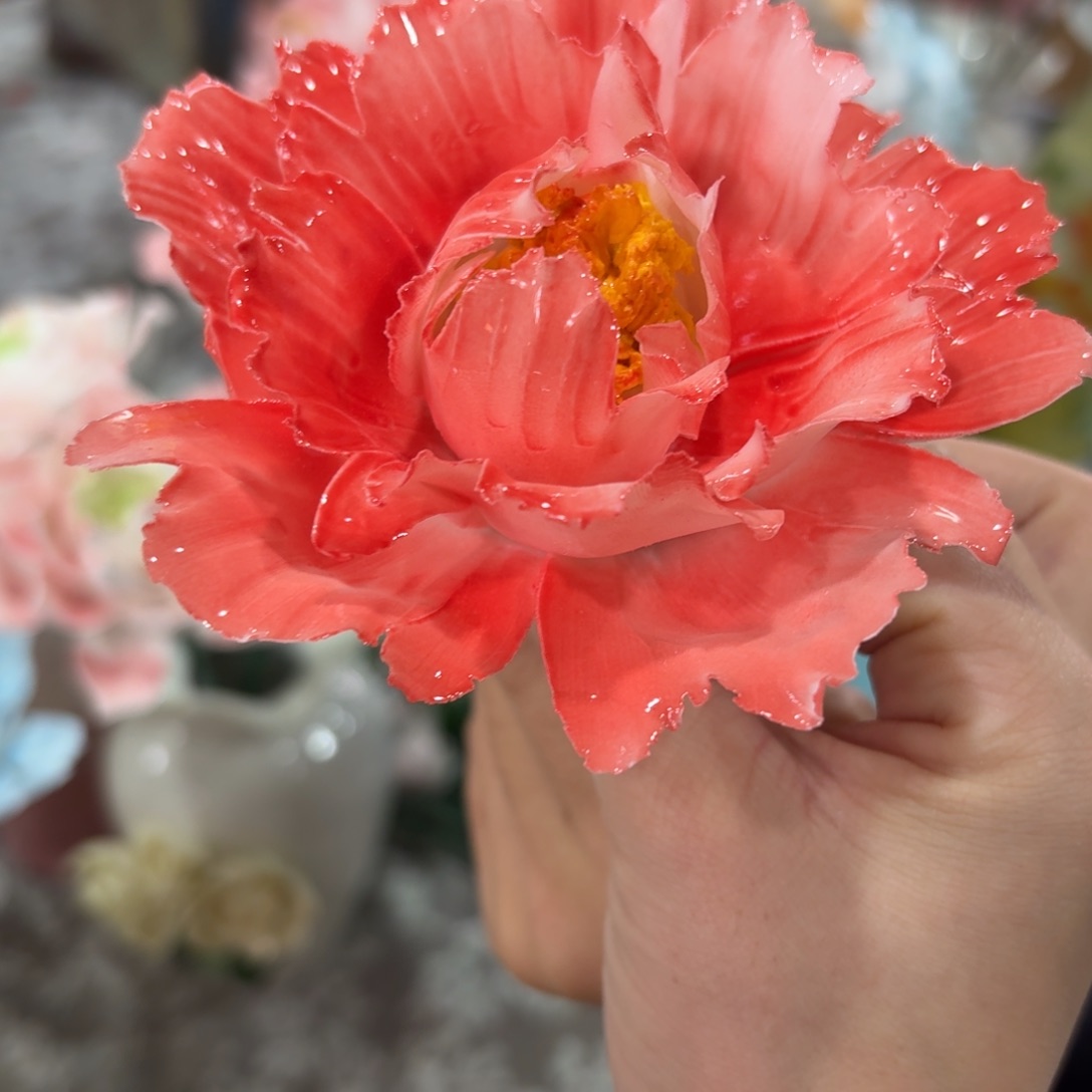 陶瓷花拍满20元发货，爱退款拉黑