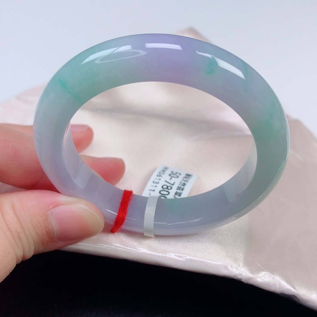 未镶嵌手镯翡翠50正圈