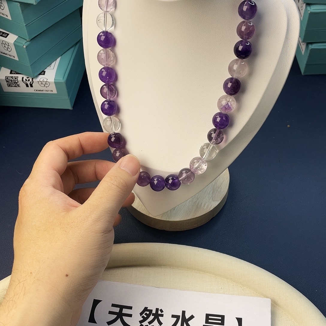 水晶银S925镶嵌手链