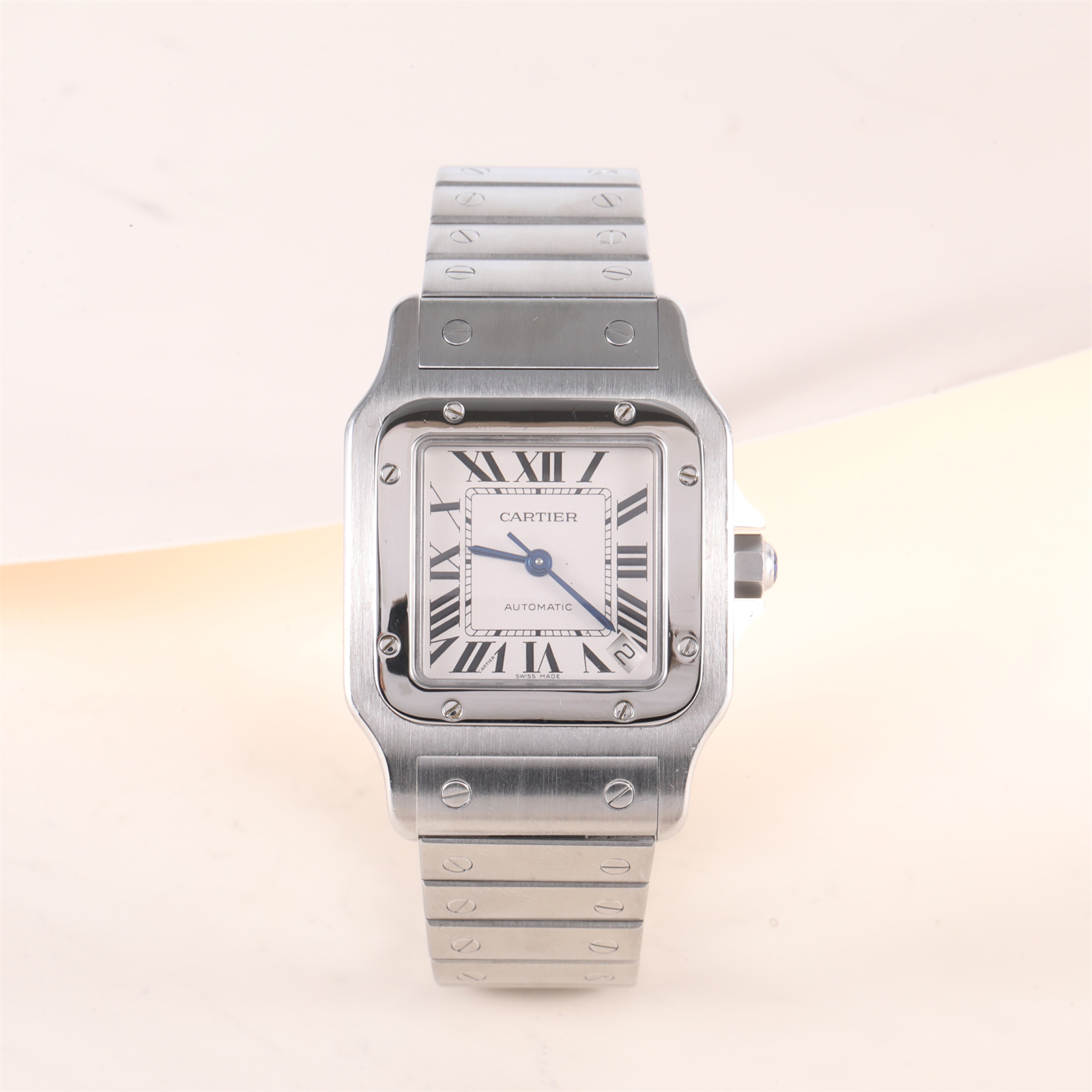 99新 Cartier/卡地亚 小花攀攀 山度士系列 卡地亚W20098D6手表