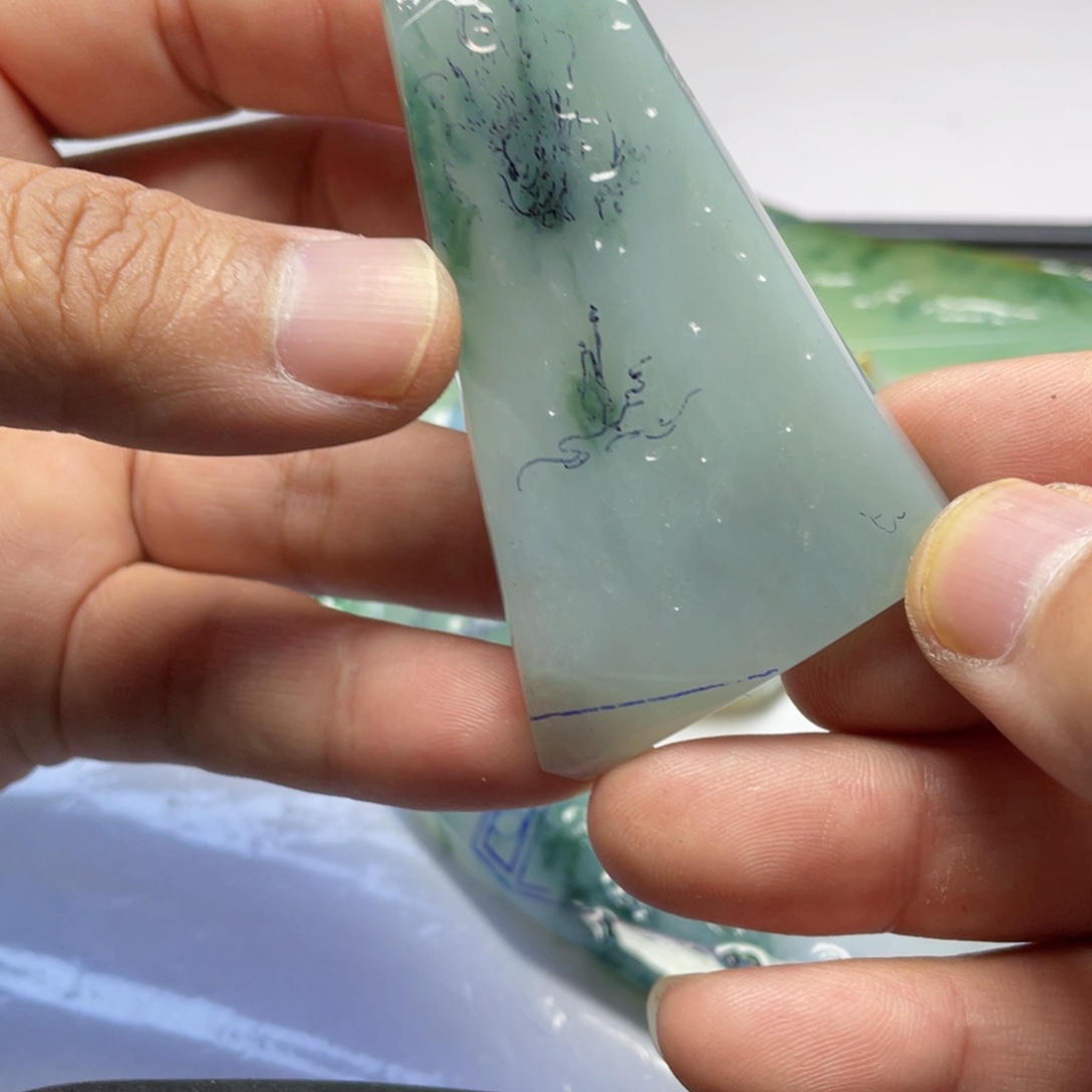 定制翡翠未镶嵌不退不换