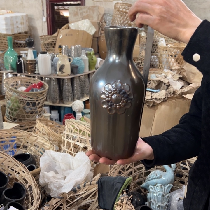 摆件高度30厘米口径6厘米微瑕捡漏