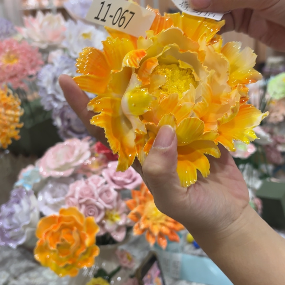 陶瓷花，20元发货，退款拉黑1167瑕疵