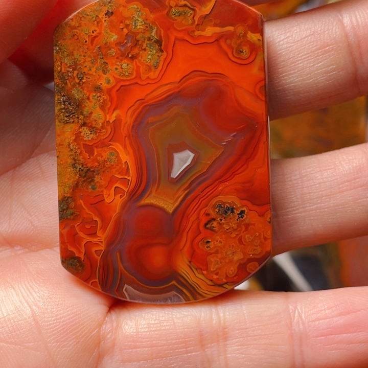 未镶嵌吊坠(不含链)玛瑙/玉髓山***烽