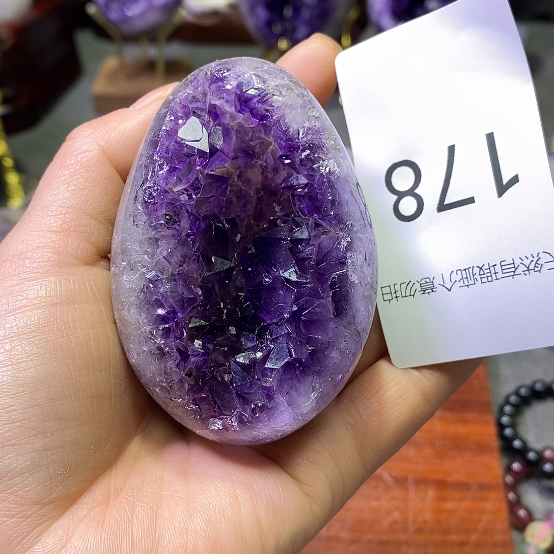 紫晶未镶嵌珠宝半成品