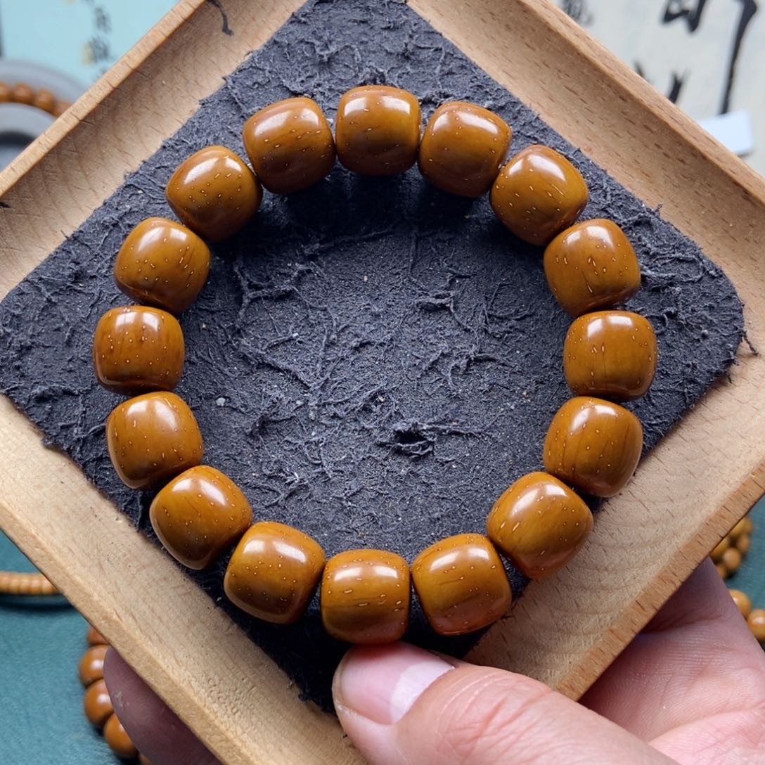 紫金鼠手串14+mm精品黄金甲