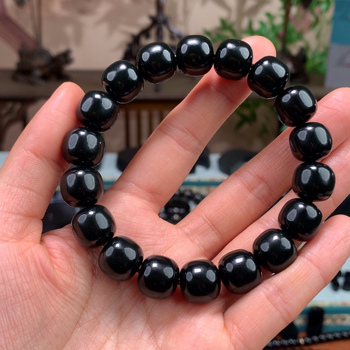 和田玉（青玉）手链未镶嵌