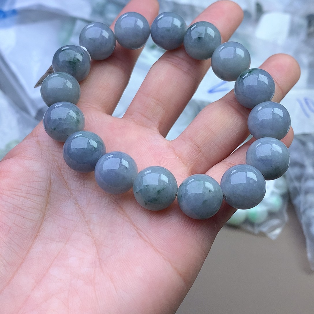 未镶嵌手串定制翡翠