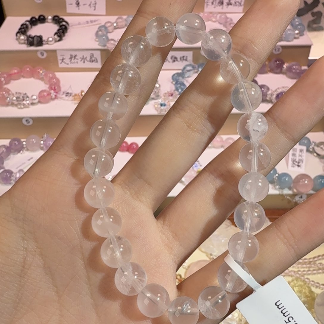 水晶手串未镶嵌白水晶