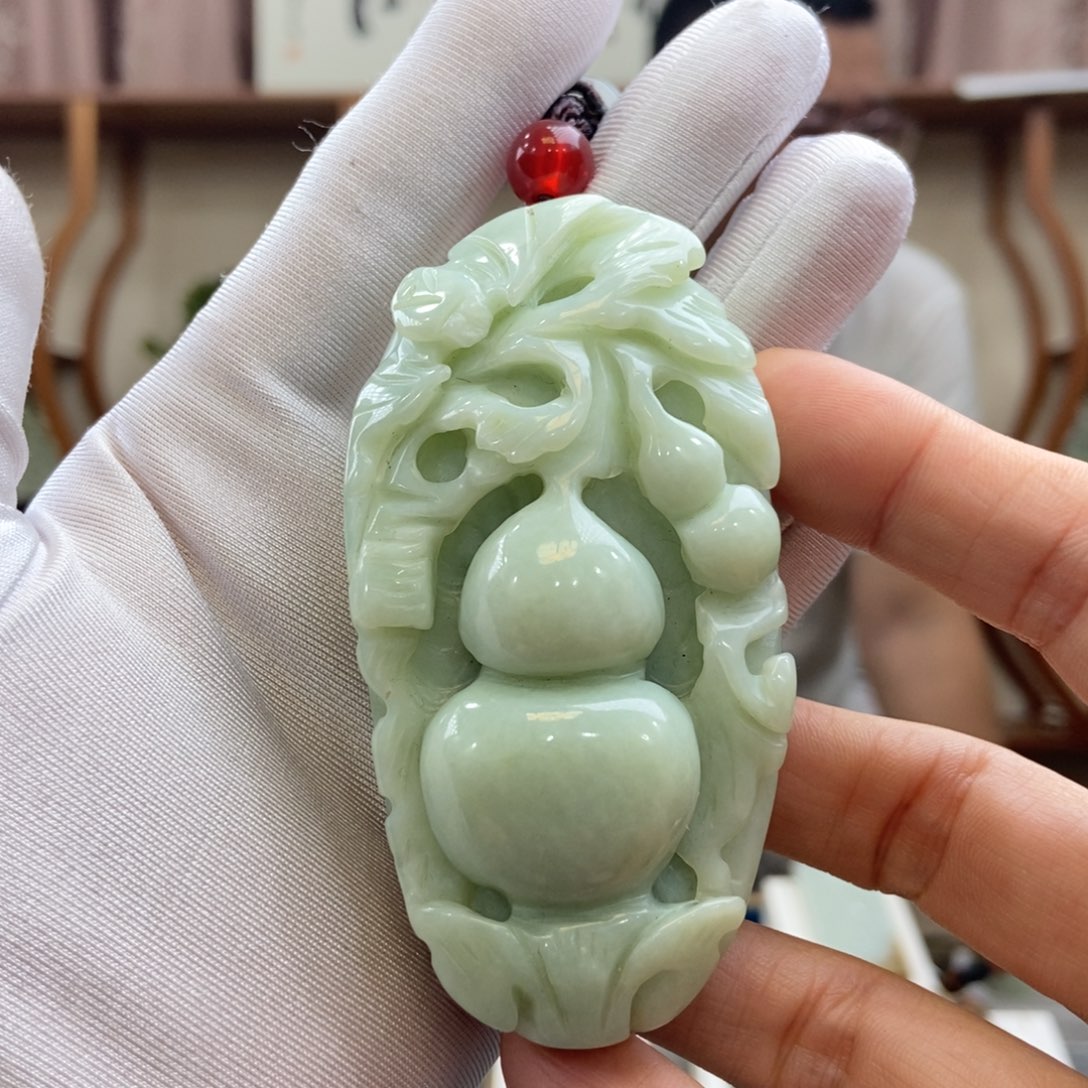 蛇纹石玉未镶嵌手把