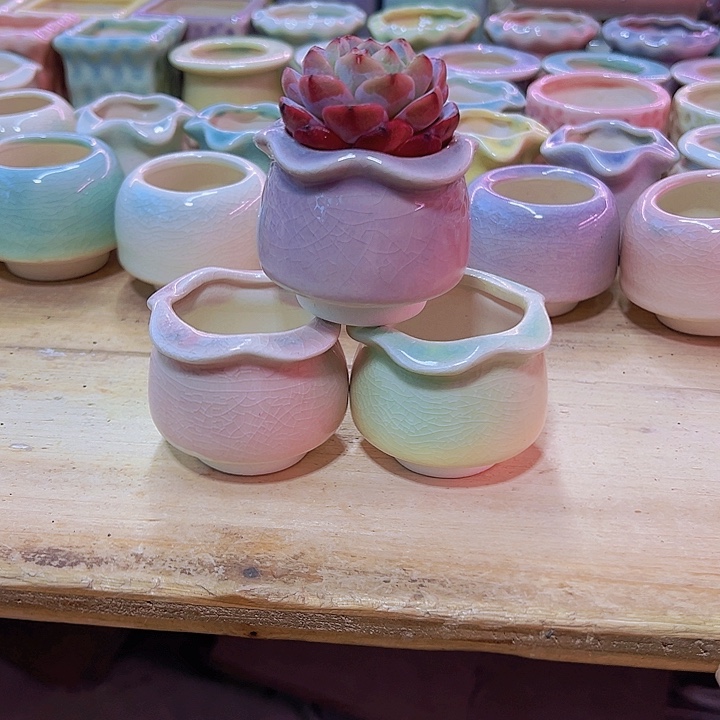 陶瓷花盆当场凑满12包邮