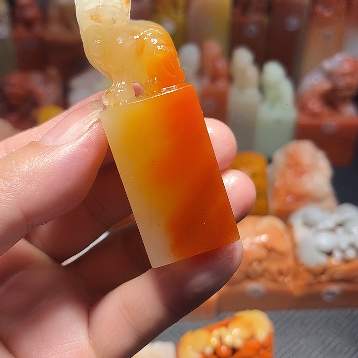 老挝石老挝保利石印章