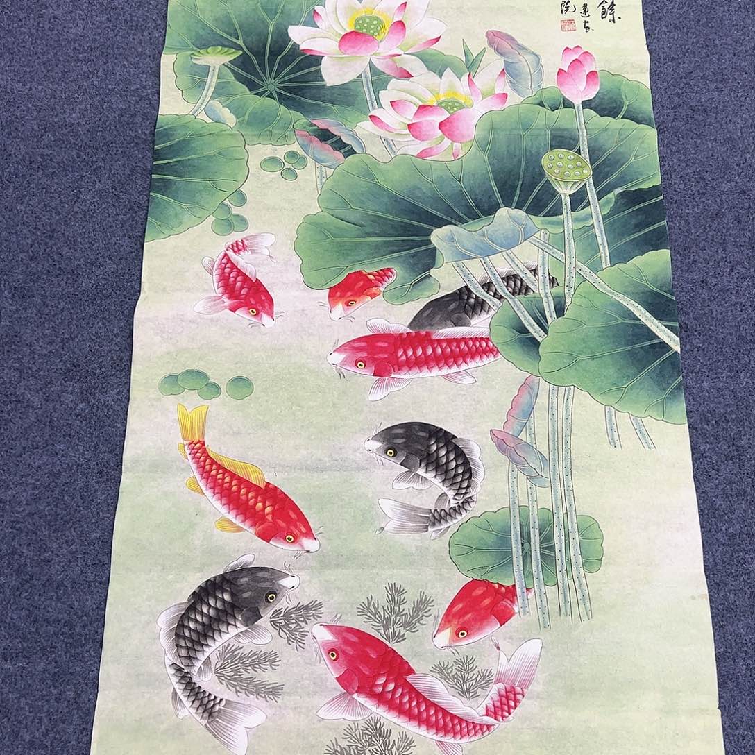 国画国画作品宣纸纯手绘