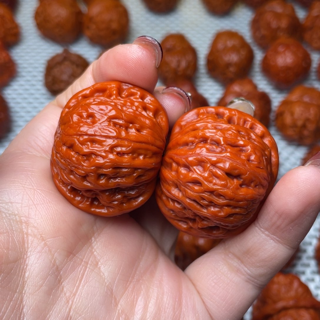 桃核吊坠文玩核桃 手把件 铁锤妹妹 37