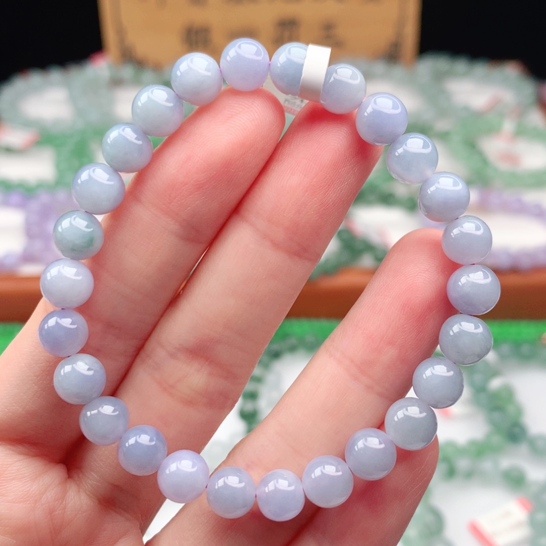 未镶嵌翡翠手链翡翠7mm