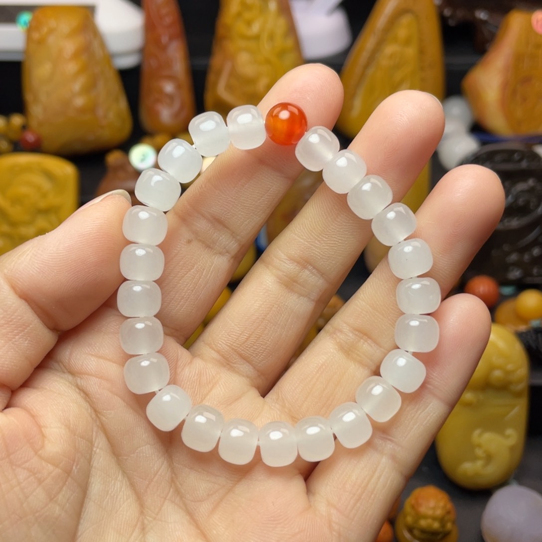 石英质玉手串0.8未镶嵌