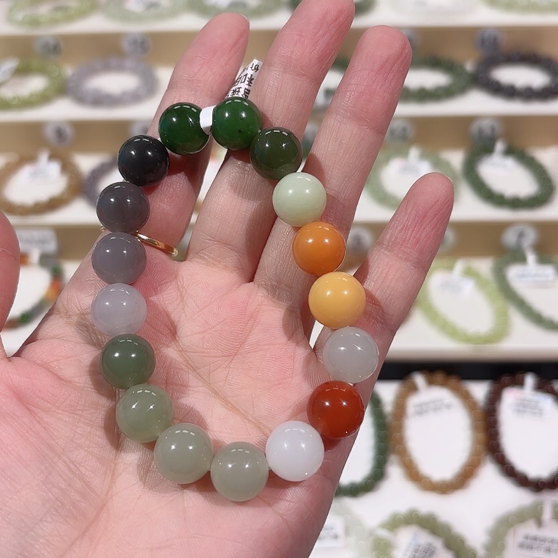 和田玉手链未镶嵌a