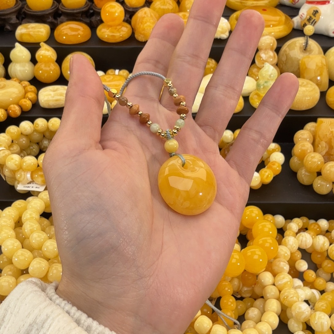 琥珀未镶嵌裸石琥珀蜜蜡