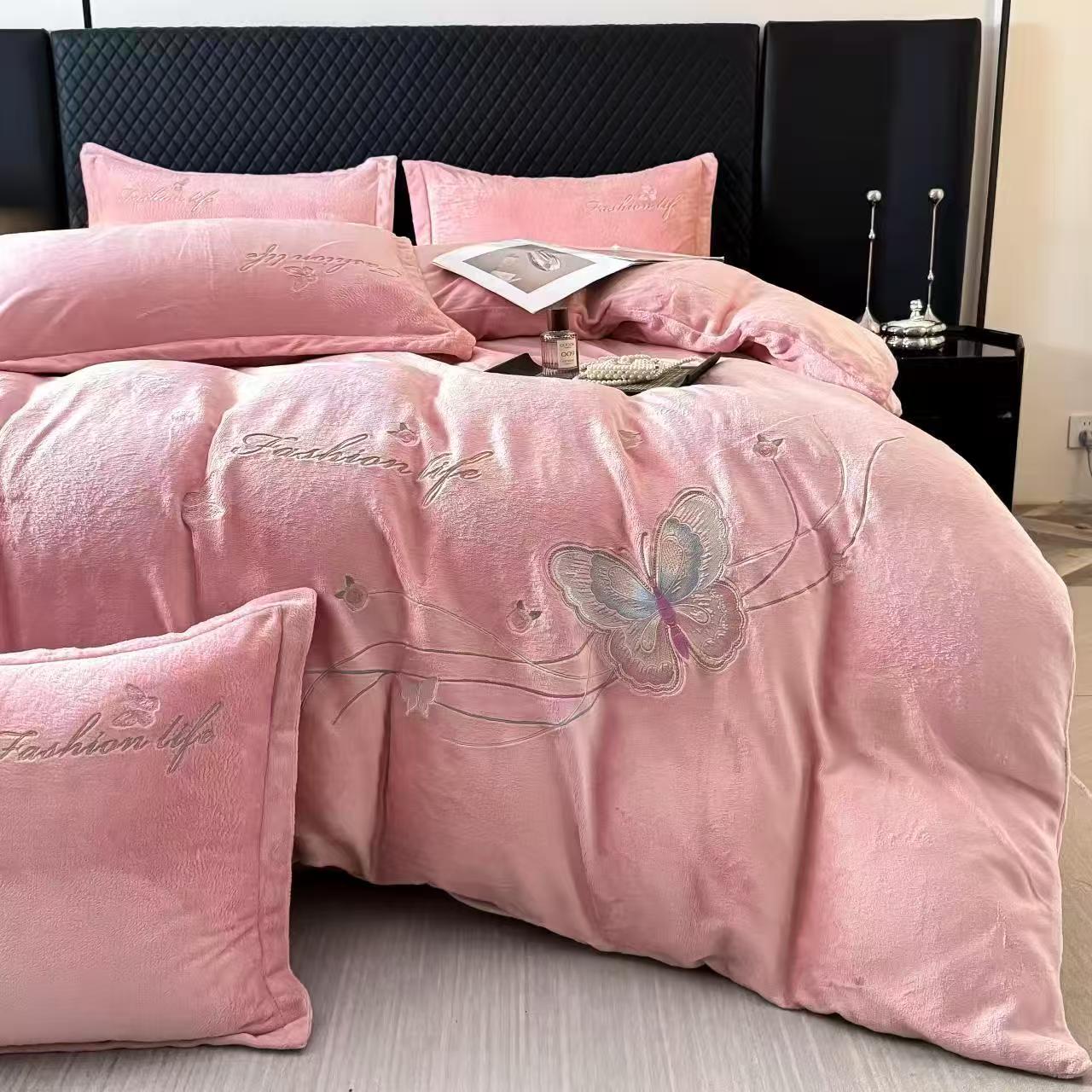 轻奢牛奶绒四件套【lg】