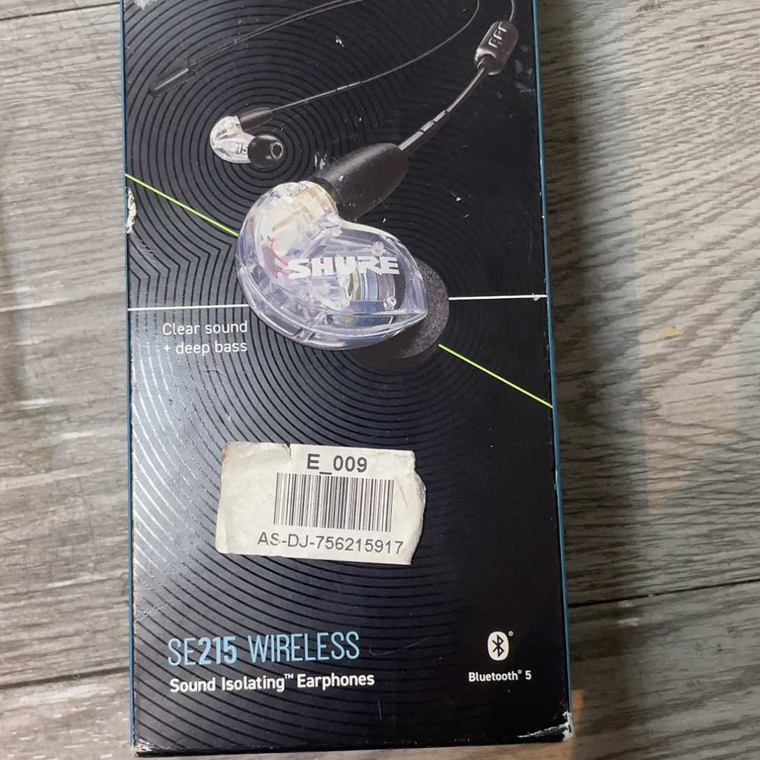 S***lSE215BT2 蓝牙入耳式耳机透明