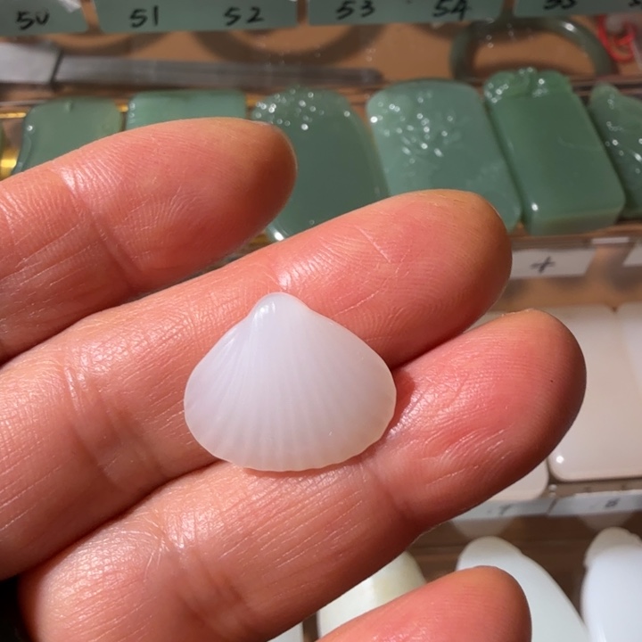 和田玉颈饰未镶嵌新疆和田羊脂白玉