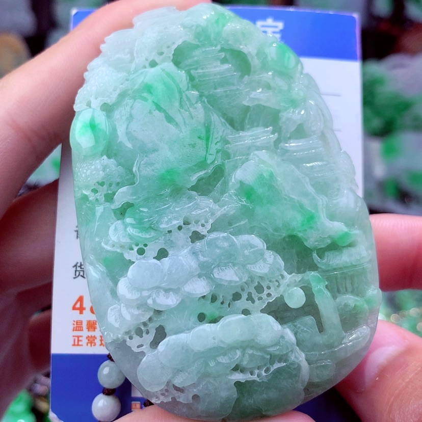 【闪购商品】翡翠颈饰未镶嵌挂件