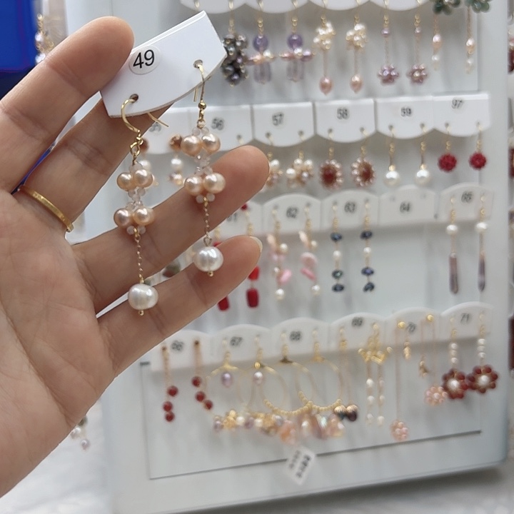 淡水珍珠发饰未镶嵌