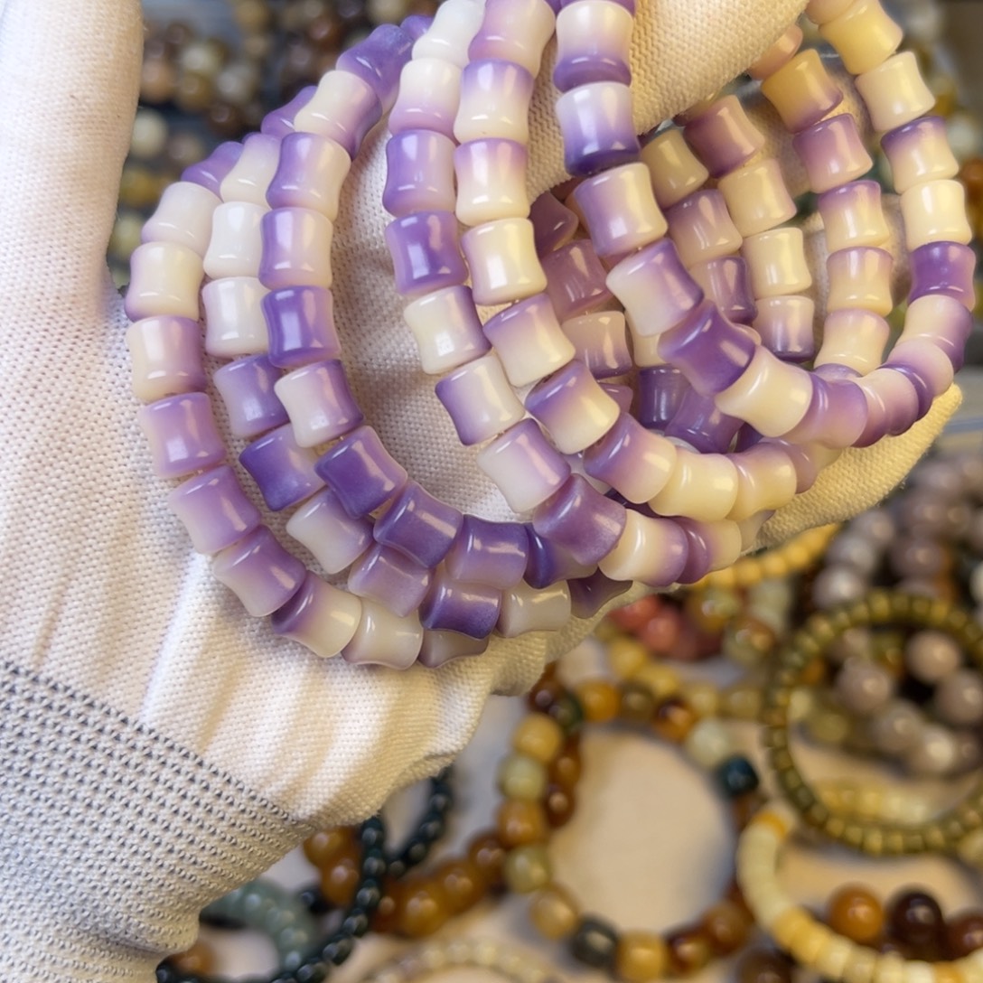 手串菩提根/象牙果紫竹节卡9