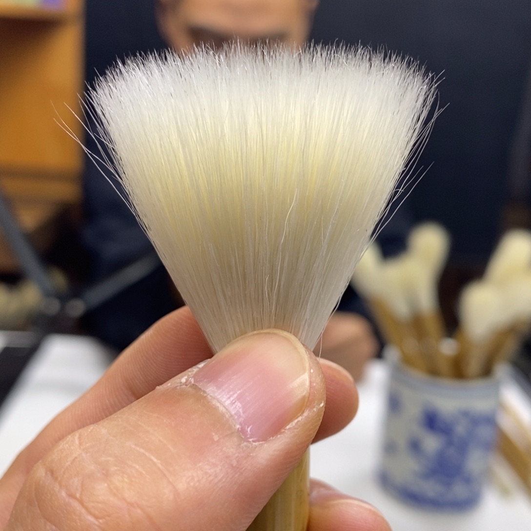 放漏02号，4.2出峰，1.0口径，纯细嫩光峰羊毫