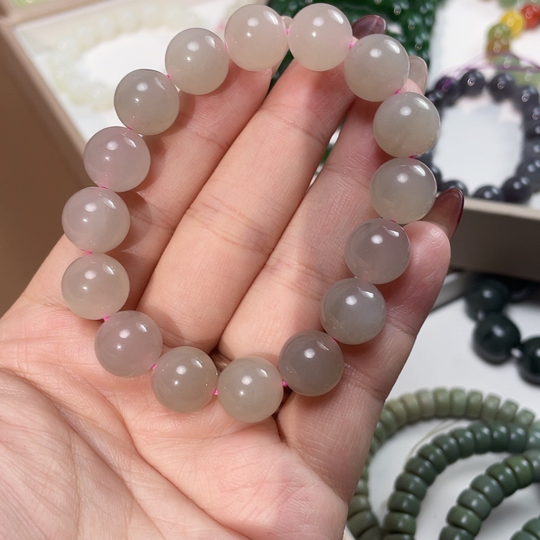 和田玉手链未镶嵌12