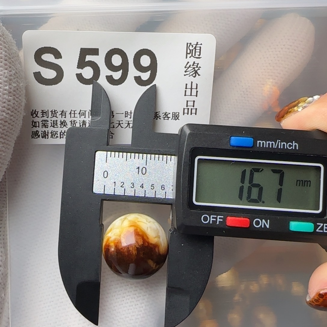 琥珀裸石未镶嵌16尺寸
