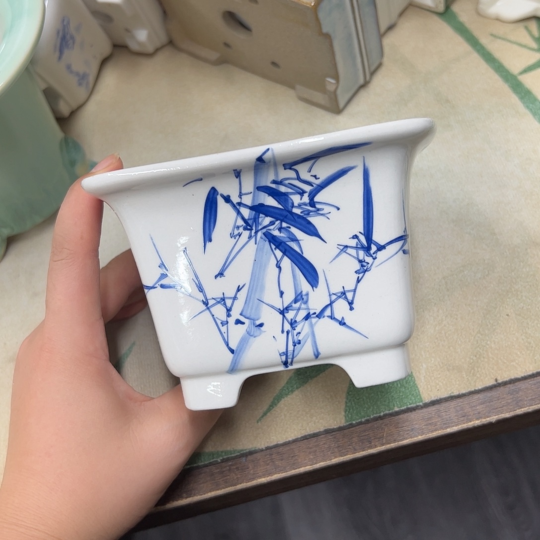 紫砂花盆661号瑕疵13/9cmm