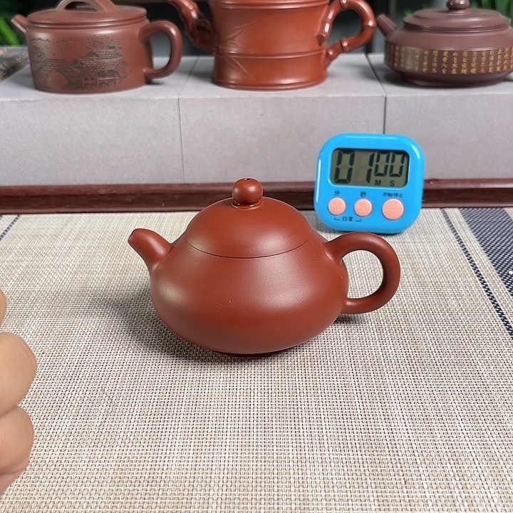 小***米紫砂茶壶宜兴原矿手工紫砂壶