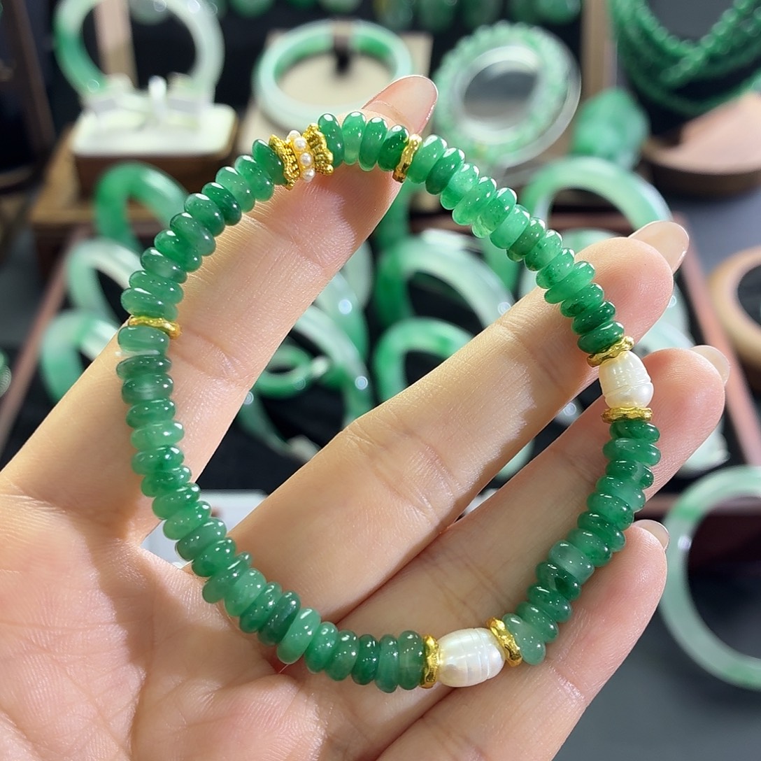 石英质玉未镶嵌手链