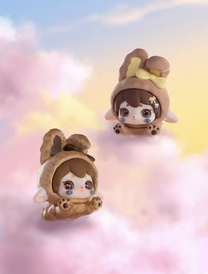 (代拆) 大鱼吃小鱼-哈喽小兔系列萌粒摆件潮玩