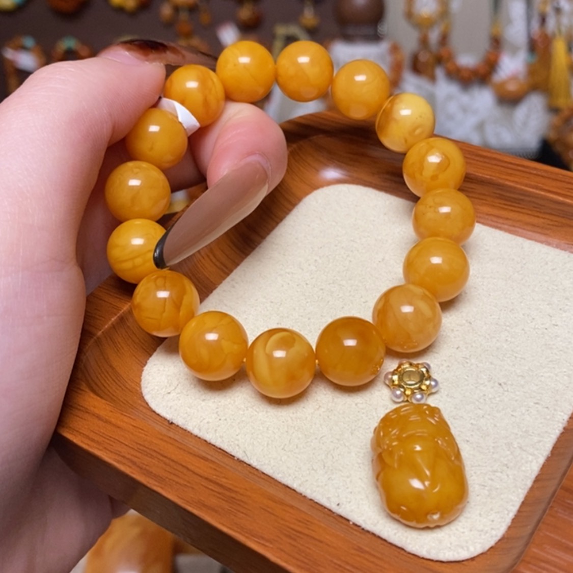 【闪购商品】手链蜜蜡未镶嵌定制