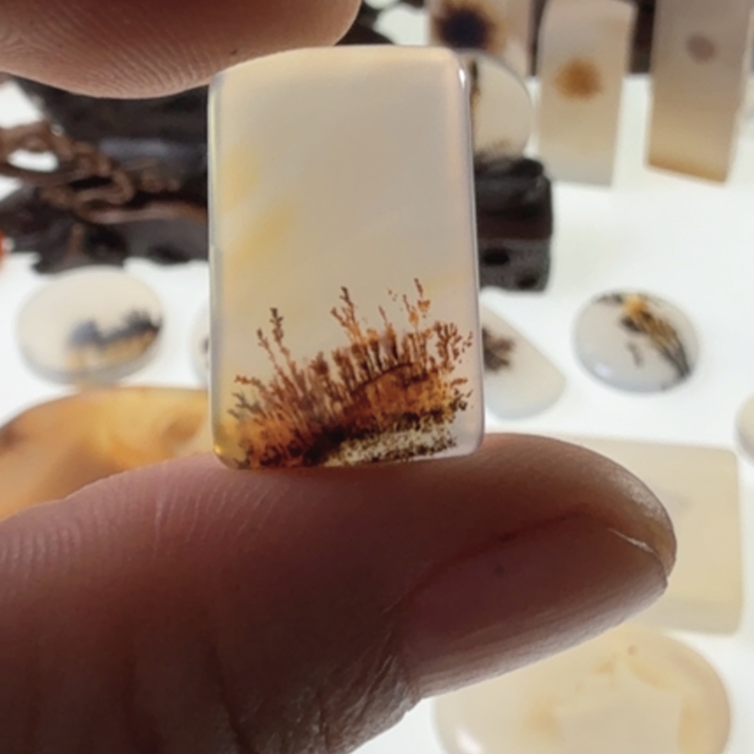 未镶嵌玛瑙/玉髓珠宝半成品