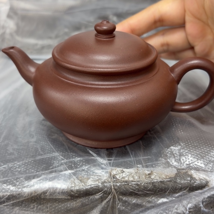 茶壶紫砂宜兴原矿老紫泥200